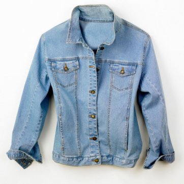 Denim jacket - shortened sleeves